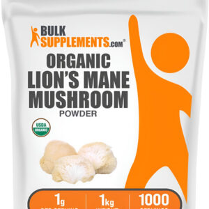 Pó De Cogumelo Juba De Leão Orgânico Bulksupplements 1 Kg