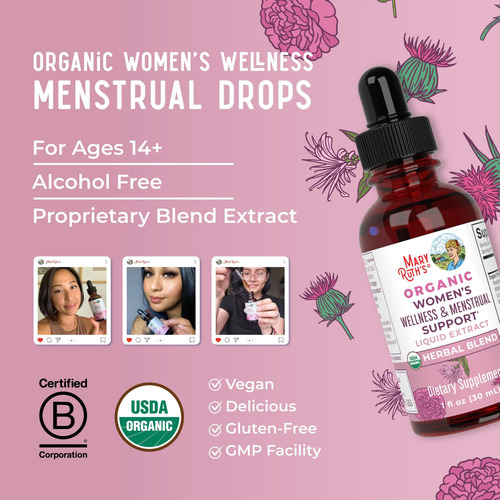 Maryruth Organics Usda Suplementos De Ervas Líquidas Para Be - Imagem 9