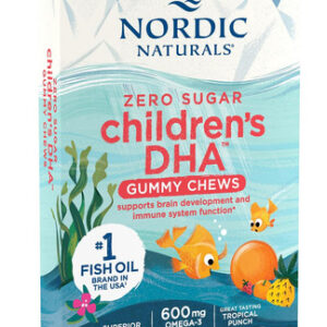 Gomas De Dha Infantis Nordic Naturals, Ponche Tropical - 30