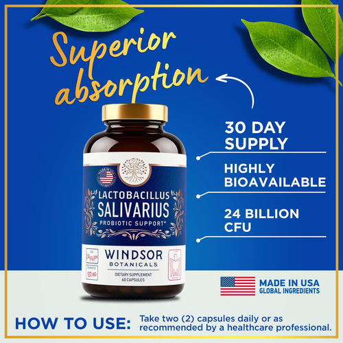 Probiótico Lactobacillus Salivarius - 24 Bilhões De Ufc L Pr - Imagem 4