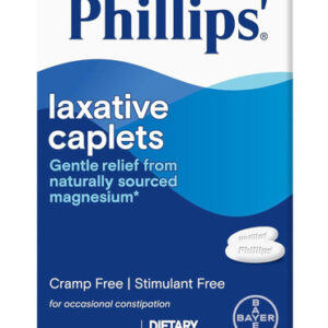 Phillips Laxative Caplets, Com Suplemento De Magnésio De De