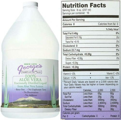 Georges Always Active Aloe Vera - 128 Fl Oz Por Georges - Imagem 3