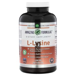 Amazing Nutrition L-lisina 1.000 mg 360 comprimidos