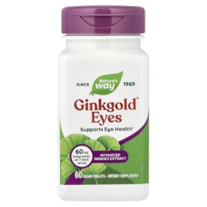 Natures Way Ginkgold® Eyes 60 Comprimidos Veganos