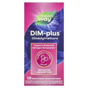 Natures Way DIM-Plus™ 120 Cápsulas Veganas