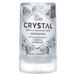 CRYSTAL Desodorante Mineral em Bastão Sem Perfume 40 g (15 oz)