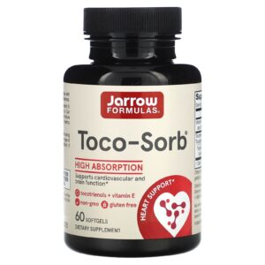 Jarrow Formulas Toco-Sorb 60 Cápsulas Softgels