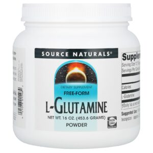 Source Naturals L-Glutamina em Pó 4536 g (16 oz)