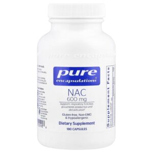 Pure Encapsulations NAC 600 mg 180 Cápsulas