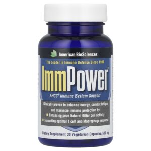American Biosciences ImmPower® AHCC® 500 mg 30 Cápsulas Vegetarianas