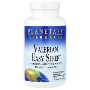 Planetary Herbals Valerian Easy Sleep™ 120 Comprimidos