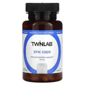 Twinlab Cápsulas de zinco 30 mg 100 cápsulas