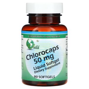 World Organic Clorocápsulas 50 mg 90 Cápsulas Softgel