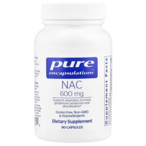 Pure Encapsulations NAC 600 mg 90 Cápsulas