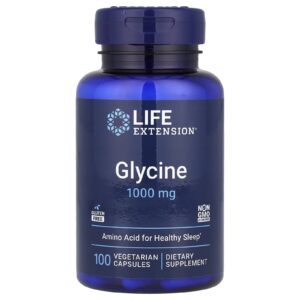 Life Extension, Glicina, 1,000 mg, 100 Cápsulas Vegetarianas