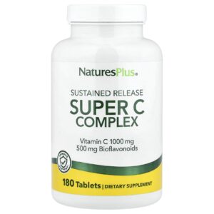 NaturesPlus Complexo Super C Liberação Gradual 180 Comprimidos