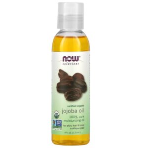 NOW Foods Soluções com Certificação Orgânica Óleo de Jojoba 118 ml (4 fl oz)