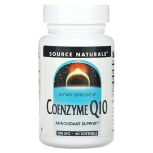 Source Naturals Coenzima Q10 100 mg 60 Cápsulas Softgel