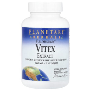 Planetary Herbals Extrato de Vitex Full Spectrum™ 500 mg 120 Comprimidos