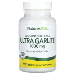 NaturesPlus Ultra Garlite de Liberação Sustentada 1.000 mg 90 Comprimidos