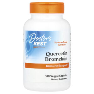 Doctors Best Bromelina de Quercetina 180 Cápsulas Vegetais