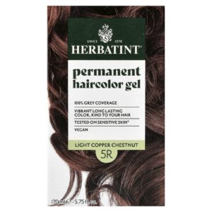Herbatint Gel de Coloração Permanente para Cabelos 5R Castanho Cobre Claro 170 ml (575 fl oz)