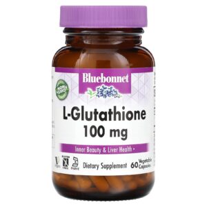 Bluebonnet Nutrition L-Glutationa 100 mg 60 Cápsulas Vegetais