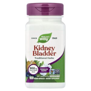 Natures Way Kidney Bladder 100 Cápsulas Veganas