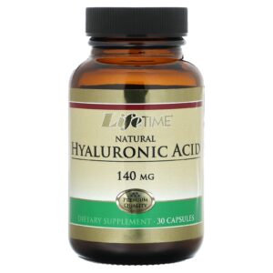 LifeTime Vitamins Ácido Hialurônico Natural 140 mg 30 Cápsulas