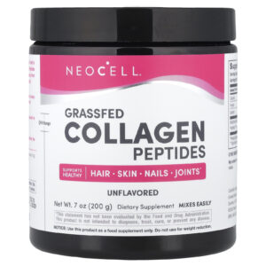 NeoCell Peptídeos de Colágeno de Gado Criado no Pasto Sem Sabor 200 g (7 oz)