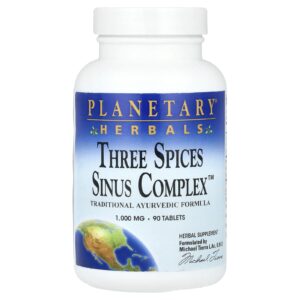 Planetary Herbals Three Spices Sinus Complex™ 90 Comprimidos