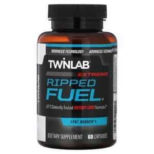 Twinlab Ripped Fuel Extreme Queimador de Gordura 60 Cápsulas
