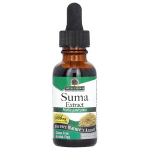 Natures Answer Extrato de Suma Sem Álcool 670 mg 30 ml (1 fl oz)