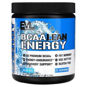 EVLution Nutrition BCAA Lean Energy Blue Raz 285 g (101 oz)