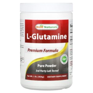Best Naturals L-Glutamina 454 g (1 lb)
