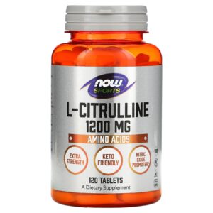 NOW Foods Sports L-Citrulina 1.200 mg 120 Comprimidos