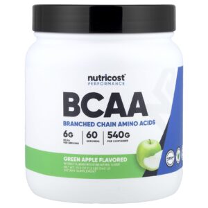 Nutricost Desempenho BCAA Maçã Verde 540 g (12 lb)