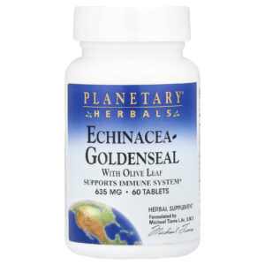 Planetary Herbals Echinacea-Goldense com Folha de Oliveira 60 Comprimidos (317 mg por Comprimido)