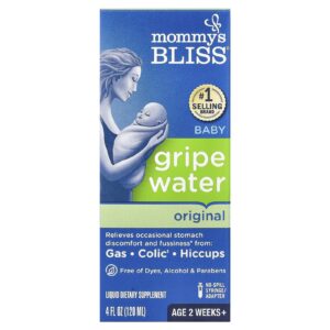 Mommys Bliss Gripe Water Original a Partir de 2 Semanas de Idade 120 ml (4 fl oz)