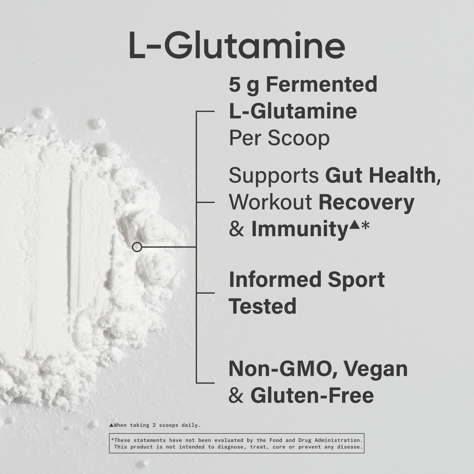 Sports Research L-Glutamina Sem Sabor 500 g (11 lb) - Imagem 5
