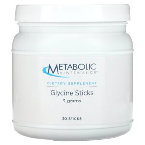 Metabolic Maintenance Bastões de Glicina 30 Bastões (3 g) Cada
