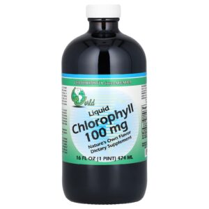 World Organic Clorofila Líquida 100 mg 474 ml (16 fl oz)