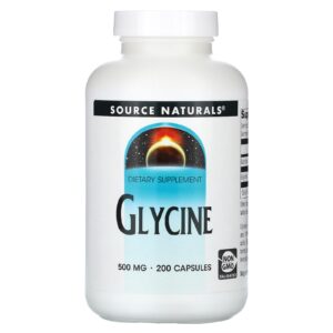Source Naturals Glicina 200 Cápsulas (500 mg por Cápsula)