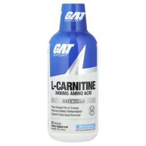 GAT Sport L-Carnitine Blue Raspberry 16 oz (473 ml)