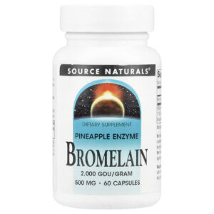 Source Naturals Bromelaína 500 mg 60 Cápsulas