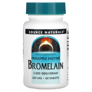 Source Naturals Bromelina 2.000 GDU/g 500 mg 60 Comprimidos