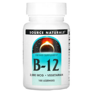 Source Naturals B-12 2.000 mcg 100 Pastilhas