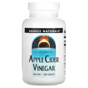 Source Naturals Vinagre de Cidra e Maçã 500 mg 180 Tabletes
