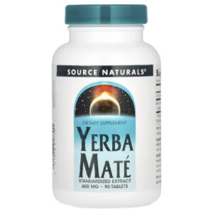 Source Naturals Erva-mate 600 mg 90 tabletes