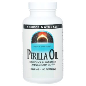 Source Naturals Óleo de Perilla 90 Cápsulas Softgel (333 mg por Cápsula Softgel)